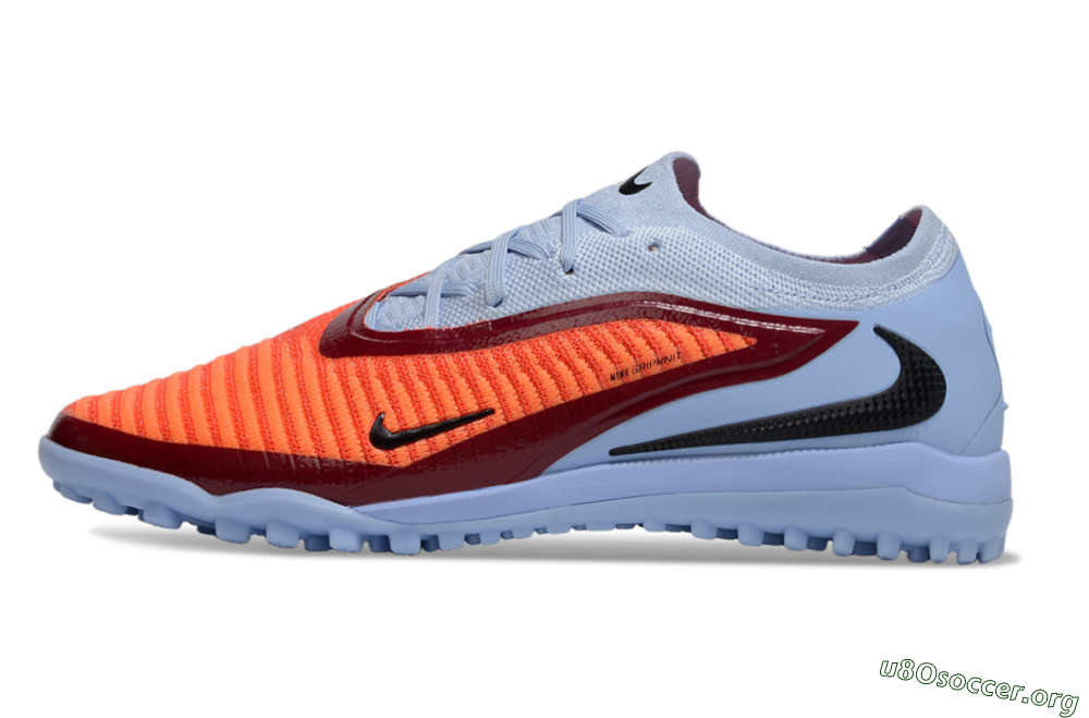 Nike Phantom 6 Elite TF Football Shoes - Red/Jade/Black 3