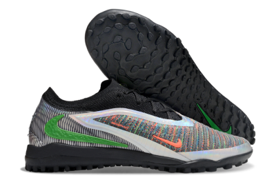 Nike Phantom 6 Elite TF Football Shoes - Grey/Silver/Black