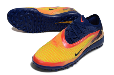 Nike Phantom 6 Elite TF Football Shoes - Yellow/Red/Blue