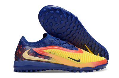 Nike Phantom 6 Elite TF Football Shoes - Yellow/Red/Blue