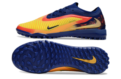 Nike Phantom 6 Elite TF Football Shoes - Yellow/Red/Blue