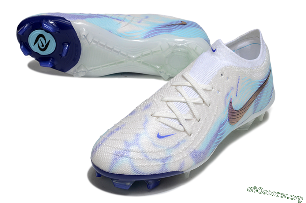 Nike Phantom GX 2 Elite FG Football Boots - White/Purple/Jade 0