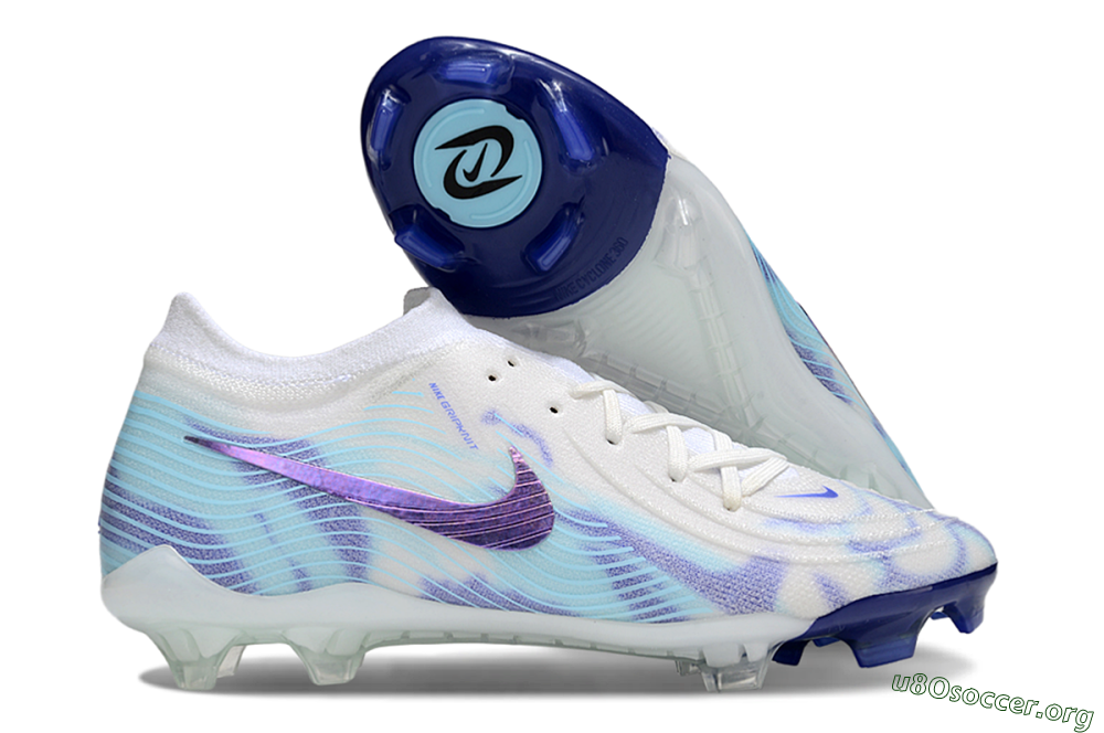 Nike Phantom GX 2 Elite FG Football Boots - White/Purple/Jade 2