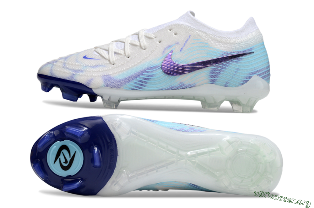 Nike Phantom GX 2 Elite FG Football Boots - White/Purple/Jade 1