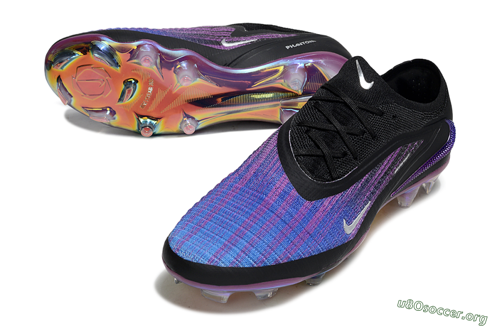 Nike Phantom 6 Elite FG Football Boots - Blue/Black/Purple 0