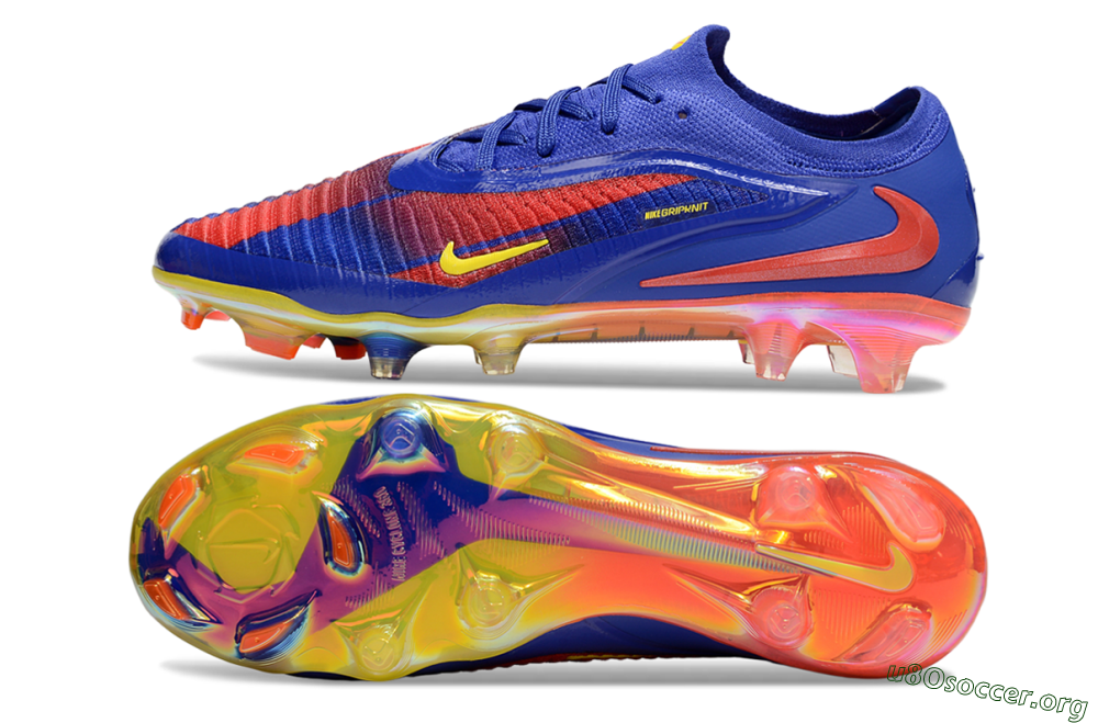 Nike Phantom 6 Elite FG Football Boots - Blue/Red/Yellow 1
