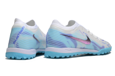 Nike Phantom GX 2 Elite TF Football Shoes - White/Purple/Jade