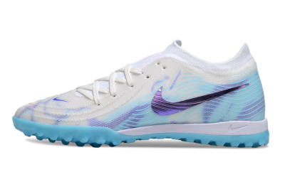 Nike Phantom GX 2 Elite TF Football Shoes - White/Purple/Jade