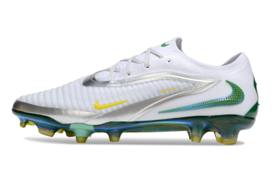 Nike Phantom 6 Elite FG Football Boots - White/Silver/Yellow