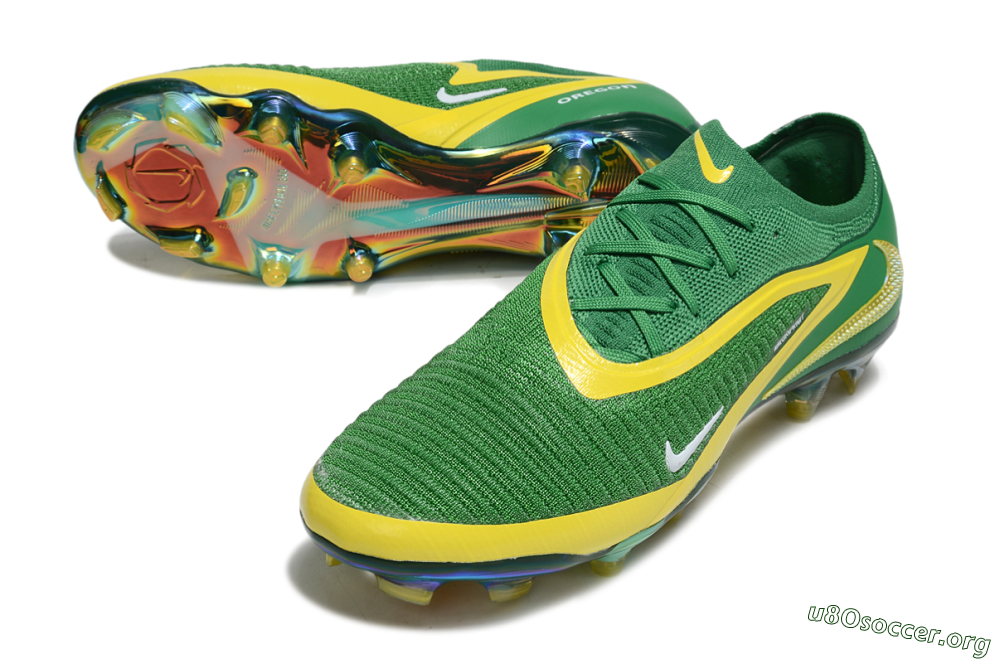 Nike Phantom 6 Elite FG Football Boots - Green/Yellow/Black 0