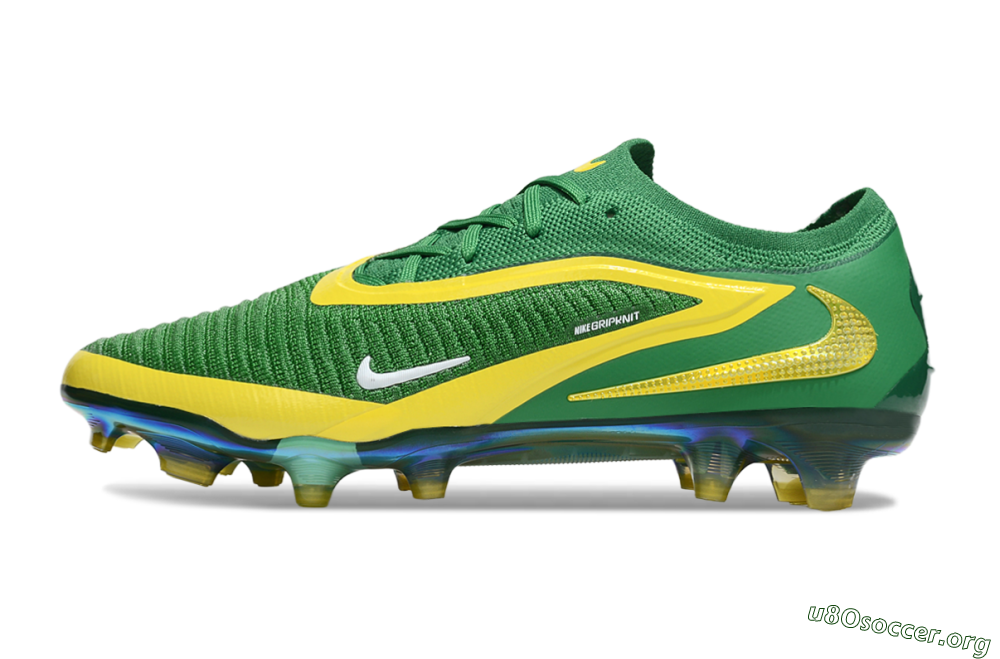 Nike Phantom 6 Elite FG Football Boots - Green/Yellow/Black 3