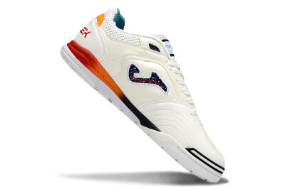 Joma Top Flex IC Football Shoes - White/Black/Red