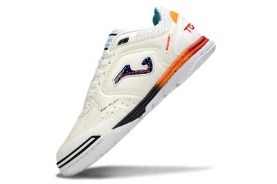 Joma Top Flex IC Football Shoes - White/Black/Red