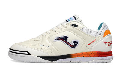 Joma Top Flex IC Football Shoes - White/Black/Red