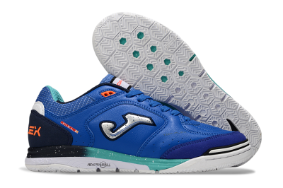 Joma Top Flex IC Football Shoes - Blue/Silver/Black