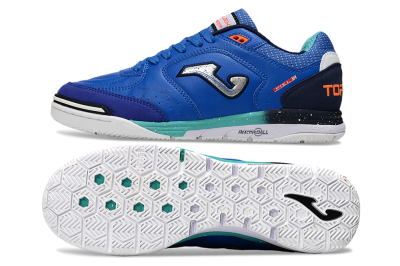 Joma Top Flex IC Football Shoes - Blue/Silver/Black