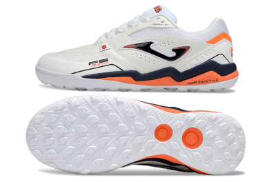 Joma Top Flex TF Football Shoes - White/Blue/Red
