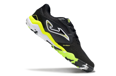 Joma Top Flex TF Football Shoes - Black/White/Yellow