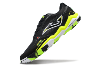 Joma Top Flex TF Football Shoes - Black/White/Yellow
