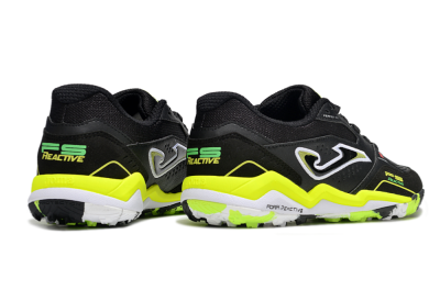Joma Top Flex TF Football Shoes - Black/White/Yellow