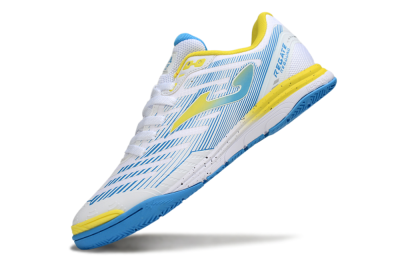 Joma Top Flex IC Football Shoes - White/Blue/Yellow