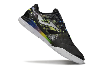 Joma Top Flex IC Football Shoes - Black/White/Yellow