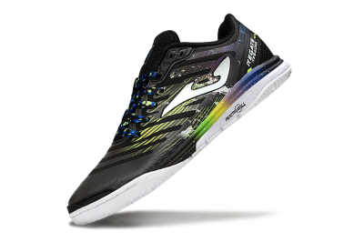 Joma Top Flex IC Football Shoes - Black/White/Yellow