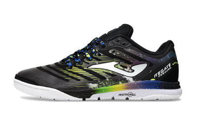 Joma Top Flex IC Football Shoes - Black/White/Yellow