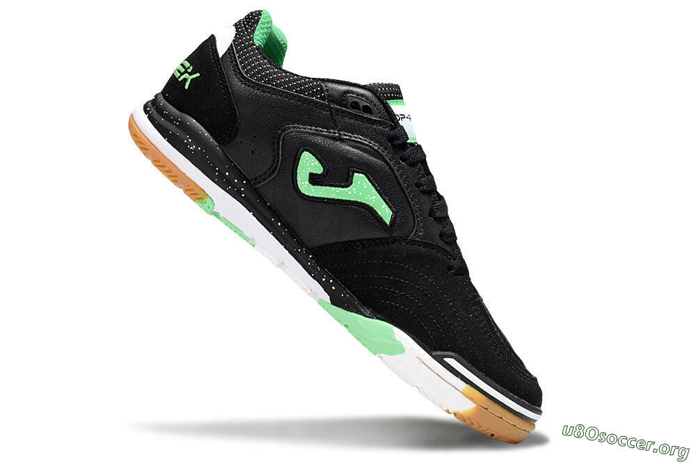 Joma Top Flex IC Football Shoes - Black/Yellow/White 4