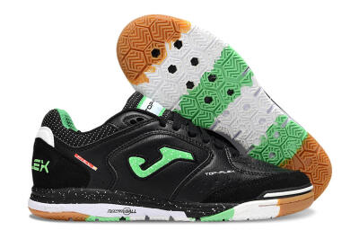 Joma Top Flex IC Football Shoes - Black/Yellow/White