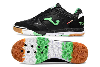 Joma Top Flex IC Football Shoes - Black/Yellow/White