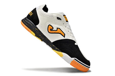 Joma Top Flex IC Football Shoes - White/Yellow/Black