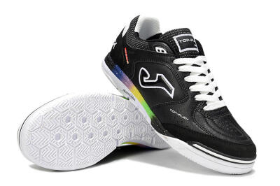 Joma Top Flex IC Football Shoes - Black/White/Red