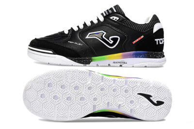 Joma Top Flex IC Football Shoes - Black/White/Red