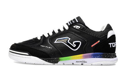 Joma Top Flex IC Football Shoes - Black/White/Red