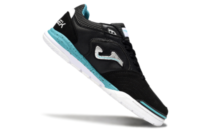 Joma Top Flex IC Football Shoes - Black/Silver/Blue