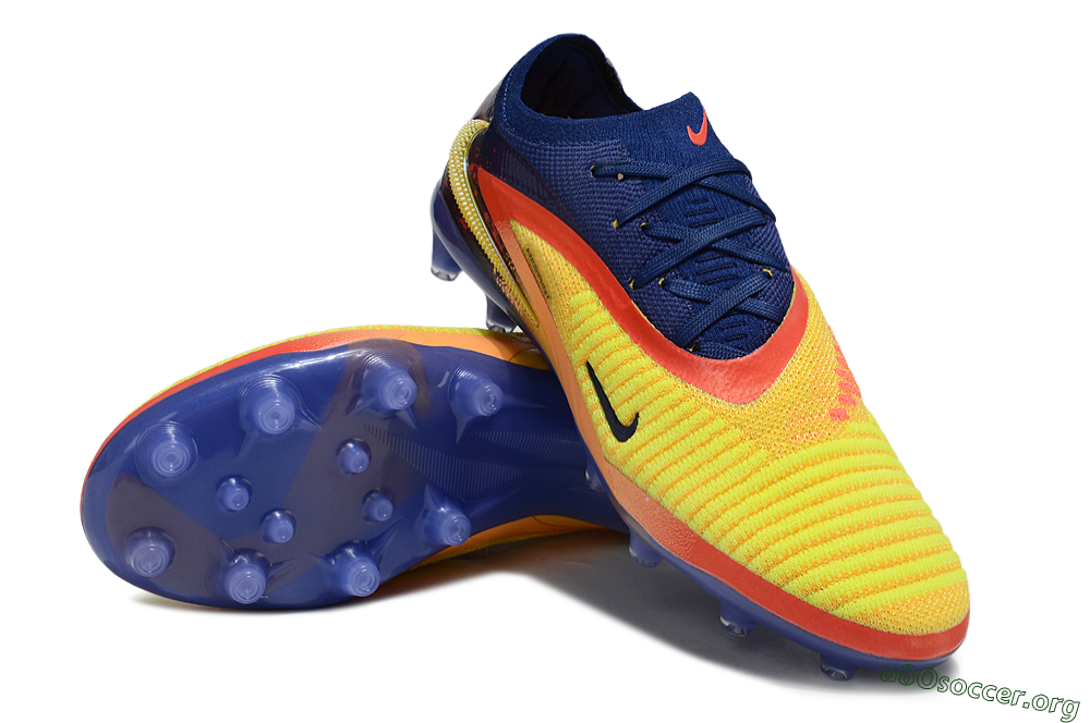 Nike Phantom 6 Elite AG Football Boots - Yellow/Red/Blue 0