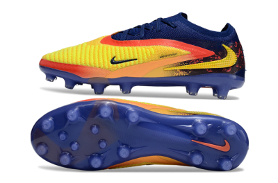 Nike Phantom 6 Elite AG Football Boots - Yellow/Red/Blue