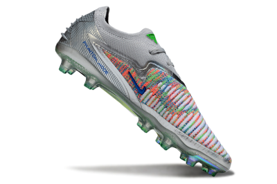 Nike Phantom 6 Elite AG Football Boots - Grey/Silver/Red