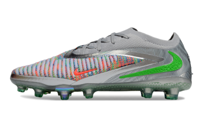 Nike Phantom 6 Elite AG Football Boots - Grey/Silver/Red