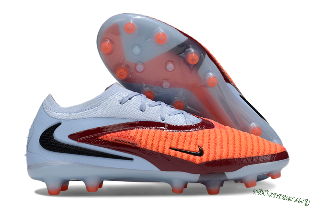 Nike Phantom 6 Elite AG Football Boots - Red/Jade/Black 2