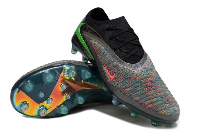 Nike Phantom 6 Elite AG Football Boots - Black/Grey/Silver