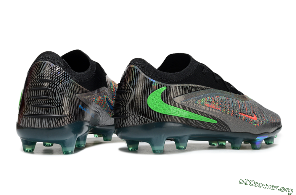 Nike Phantom 6 Elite AG Football Boots - Black/Grey/Silver 6