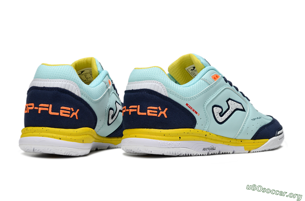 Joma Top Flex IC Football Shoes - Jade/Silver/Blue 6