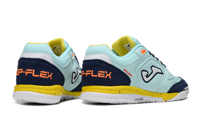 Joma Top Flex IC Football Shoes - Jade/Silver/Blue