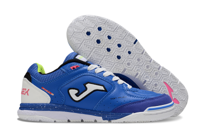 Joma Top Flex IC Football Shoes - Blue/White/Pink