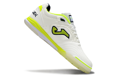 Joma Top Flex IC Football Shoes - White/Yellow/Black