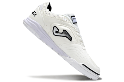 Joma Top Flex IC Football Shoes - White/Silver/Black