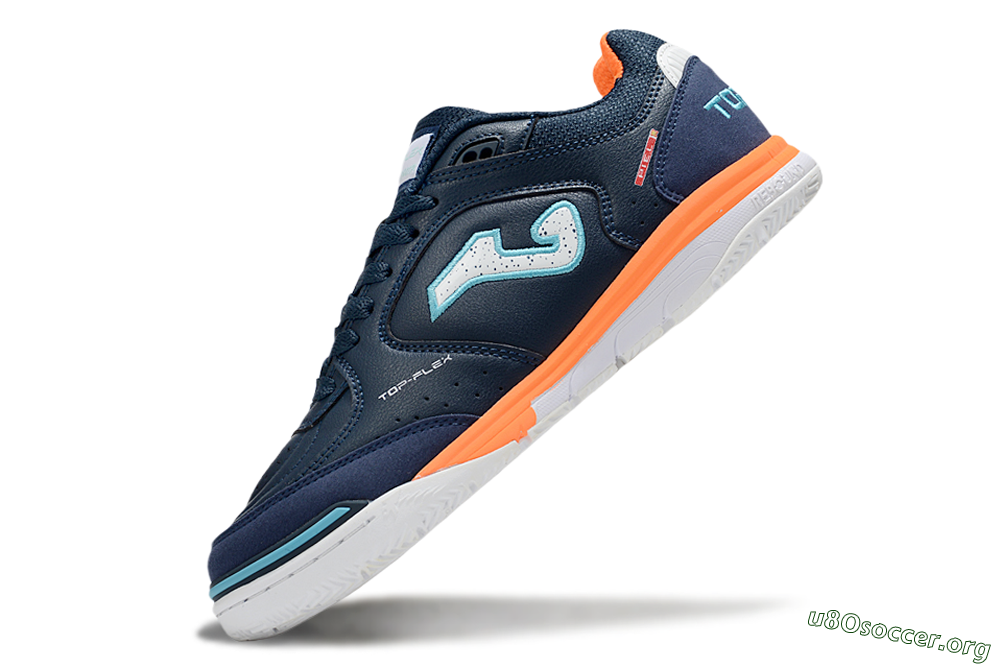 Joma Top Flex IC Football Shoes - Blue/White/Jade 5