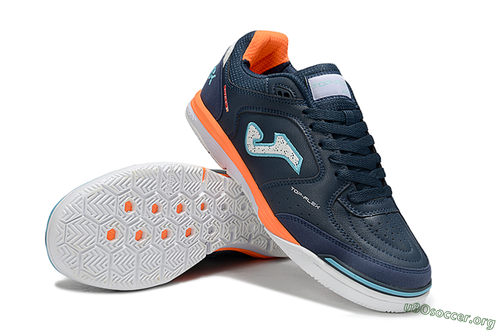 Joma Top Flex IC Football Shoes - Blue/White/Jade 0